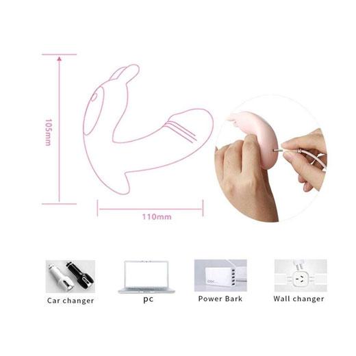 Invisible Wear Butterfly Remote Control Panty Vibrator