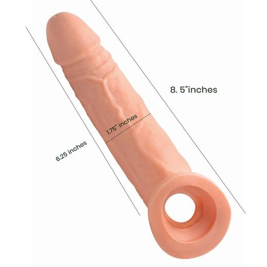 Jumbo Penis Extender Condom Sleeve