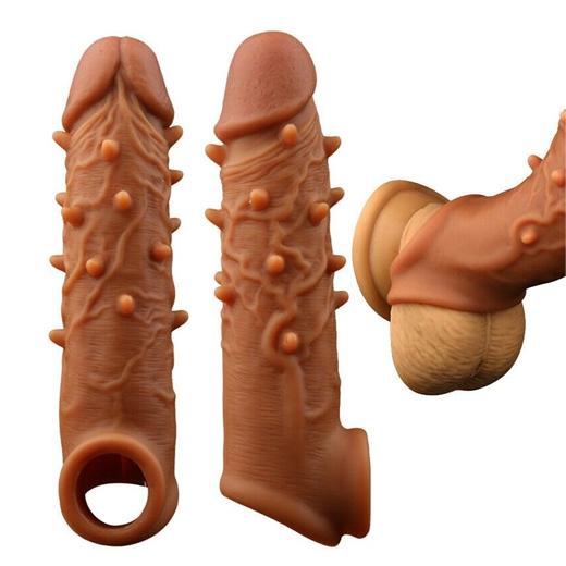 Liquid Silicone Penis Condom Sleeve
