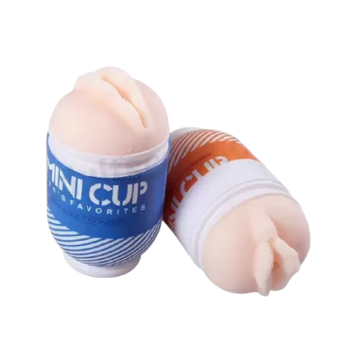 Mini Masturbator Cup with Delay Spray