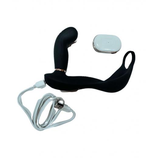 Multi Freq G Spot Dual Motor Wireless remote USB Vibrator Prostate Massager