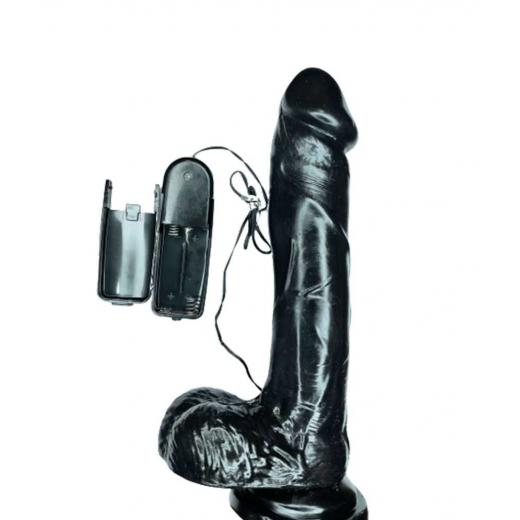 New African Real Stick Black Stronger Suction Vibrator Dildo