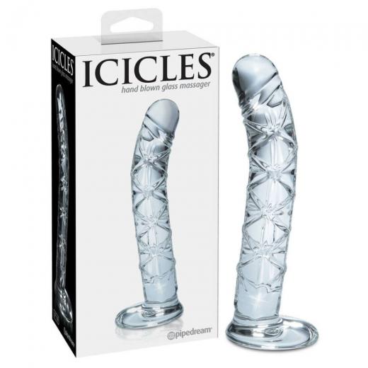 Transparent Glass Crystal Dildo Penis