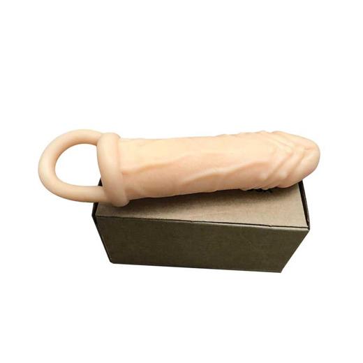 Penis Condom Sleeve Extender With Dick Ring