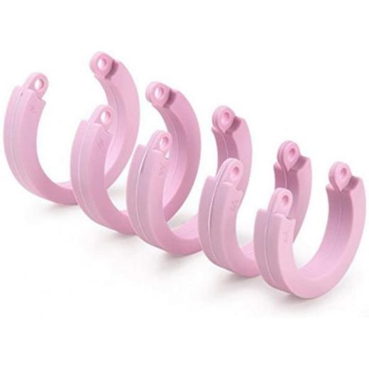 Pink Chastity Locked Cage Sex Toy for Men