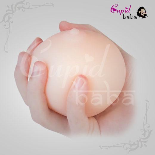 Portable Soft 3D Breast Nipple Touch Male Sex Toy
