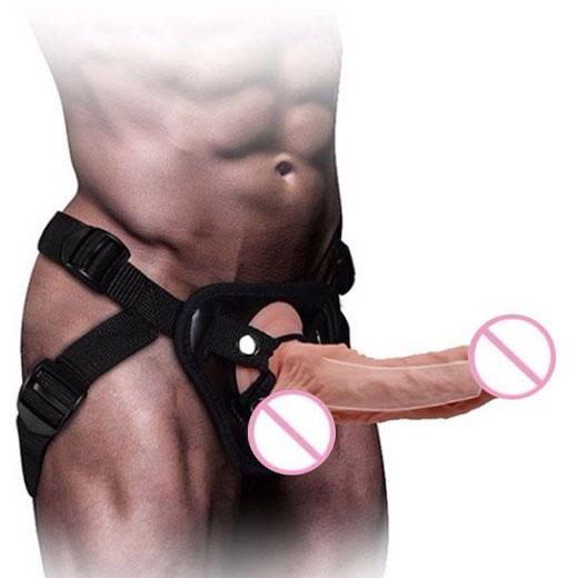 Realistic Harness Hollow Strap on Dildo