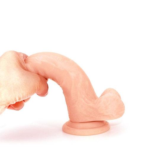 5.2 Inch Realistic Penis Dildo With Strap On