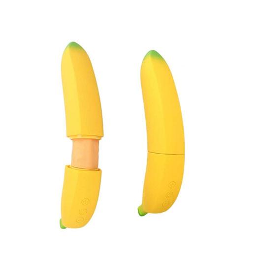 7 Speed Banana Vibrator Realistic Dildo