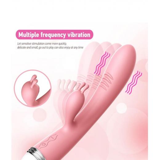 Rechargeable G-spot Rabbit Vibrator for Women Clitoris Stimulator