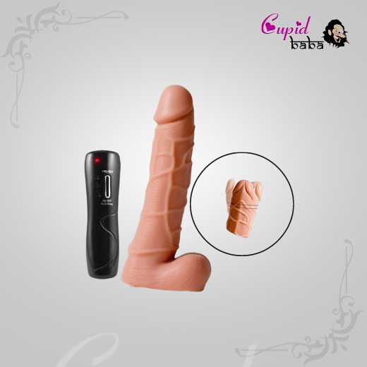 Remote Control Realistic Dildo Vibrator with Strong Suction