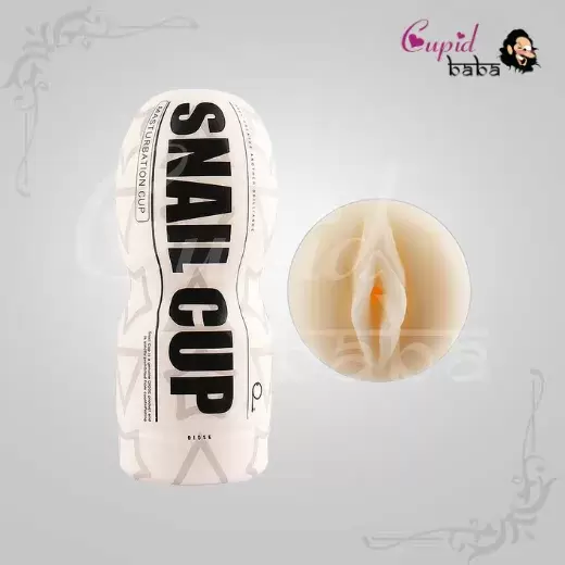 Reusable Snail Men Masturbator Pocket Pussy Cup
