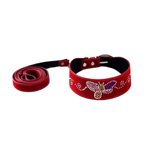 Romantic Red Neck Collars BDSM Harness Bondage