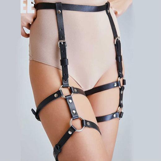 Sexy Harness Bondage Leather Leg Belts for Women