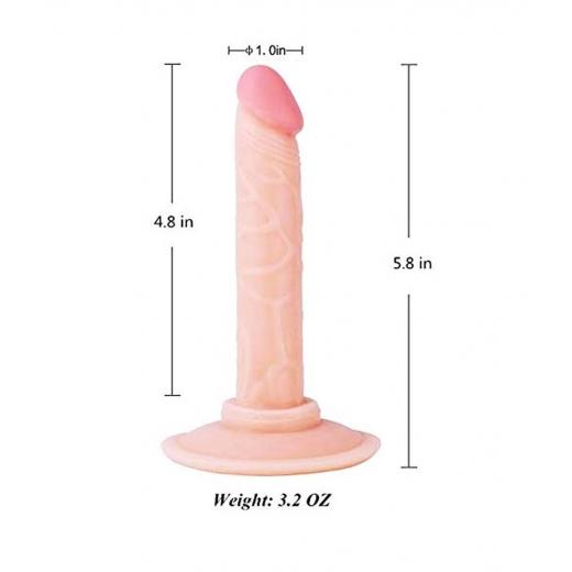 Slim Dildo With Suction Cup For Beginners