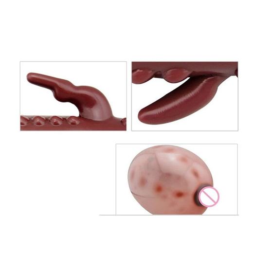 Soft Realistic Penis Enlargement Condom Sleeve