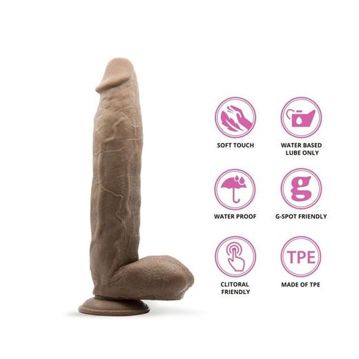 12 inch Silicone Liquid Dildo With Suction Cup