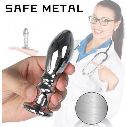 Stainless Steel Anal, Prostate Vibrators with USB charge