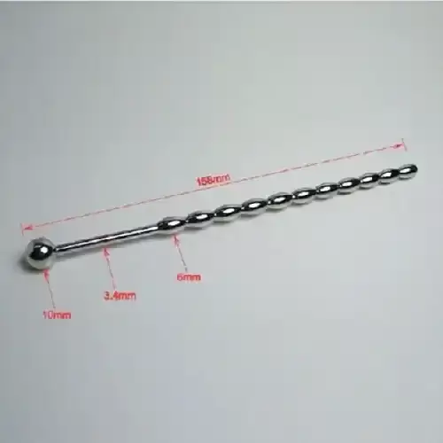 158mm Stainless Steel Male Urethral Penis Plug Dilator