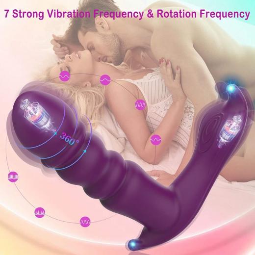Rotating Vibrating Panty G Spot Clitoris Stimulator Vibrator