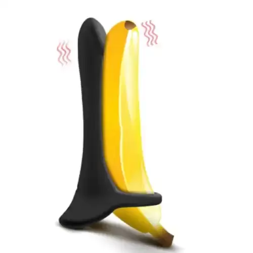 Penis Vibrator With Ring Long Lasting Erection Nipple Vagina Clitoris Stimulate Massage