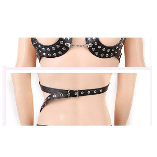 Sexy Cosplay S&M Leather Full Body Fetish Harness Bondage