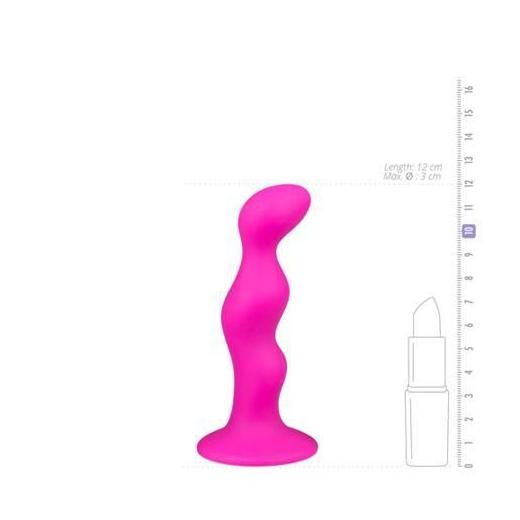 Ribbed Silicone Anal Dildo