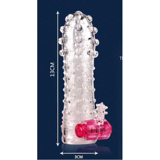 Crystal Reusable Condoms For Men with vibration