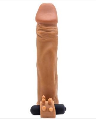 2 Extra Inches Vibrating Penis Sleeve