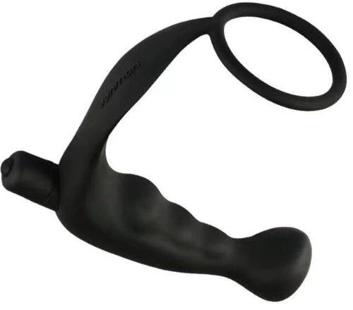Vibrating Prostate Massager with Penis Ring