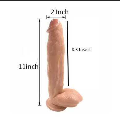 11 inch Realistic Big Dildo with Strong Suction Cup