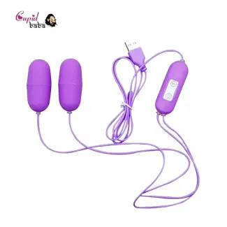 10 Frequency USB Double Egg Vibrator