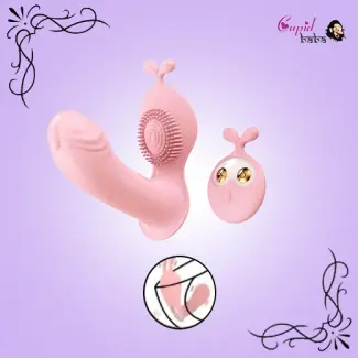 10 Speeds G Spot Massager Clitoris Vibrator Stimulator Wearable Rabbit Dildo Panty