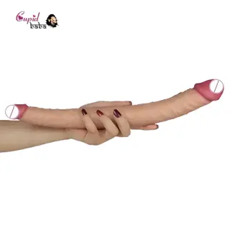 14-inch Double Ended lesbian Smooth Dildo