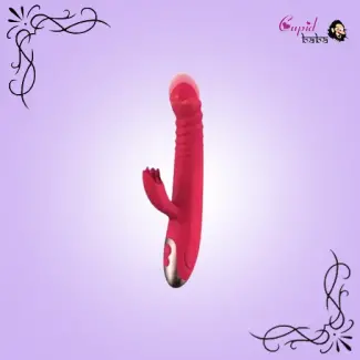 2 In1 Heating Thrusting Dildo Multi Vibrator G Spot Stimulation Licking Massager