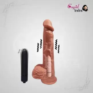 2 in 1 Chocho Soft Dildo With Vibrating Bullet