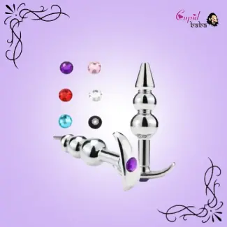 3 Beads Stainless Steel Anal plug