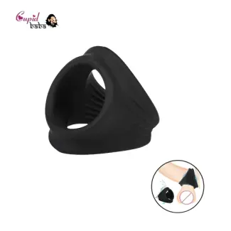3 Holes Locking Triangle Shape Cock Ball Ring