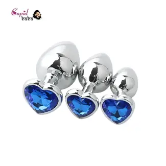 3Pcs Heart Shaped Anal Training Kit