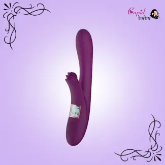 41.2 C Intelligent Vibrator Wand Multiple Tongues G Spot Rabbit Vibrator LCD Screen Heated Sex Toy for Woman