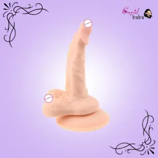 6.1 Inch Strong Suction With Balls Dildo