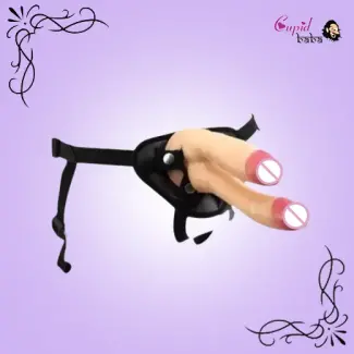 7 Inch Realistic Double Ended Dildo With Belt