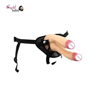 7 Inch Realistic Double Ended Dildo With Belt