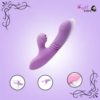 7 Powerful Modes Thrusting Clitoris and G-spot Stimulation Vibrator for Couples