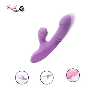 7 Powerful Modes Thrusting Clitoris and G-spot Stimulation Vibrator for Couples