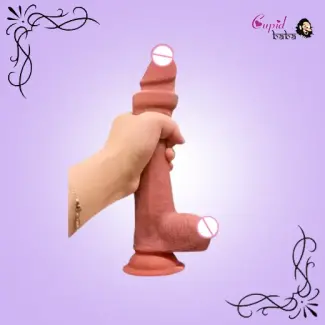 9 Inches Realistic Foreskin Dildo