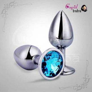 Small Anal Beads Crystal Jewelry Steel Butt Plug