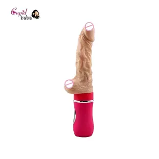 Automatic Telescopic Dildo Heating Vibrating pumping Sex machine