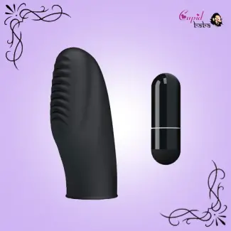 Black Bullet Finger Vibrator
