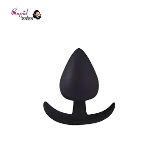 Black Silicone Plug With Anchor Base